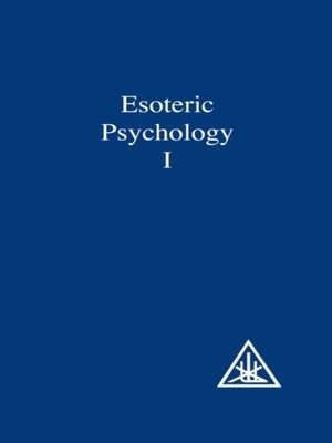 cover image of Esoteric Psychology, Vol I